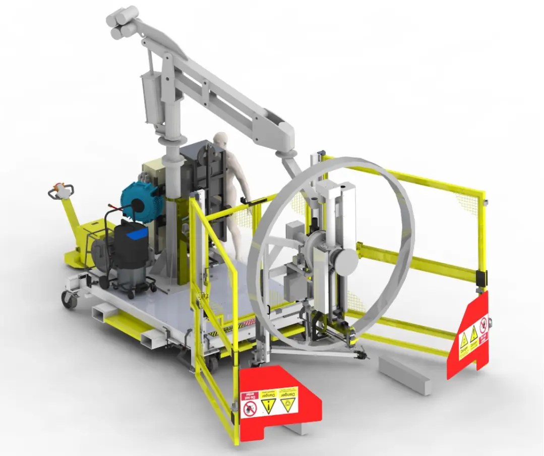 Máquina de Mandrilamento de Fan Track A521