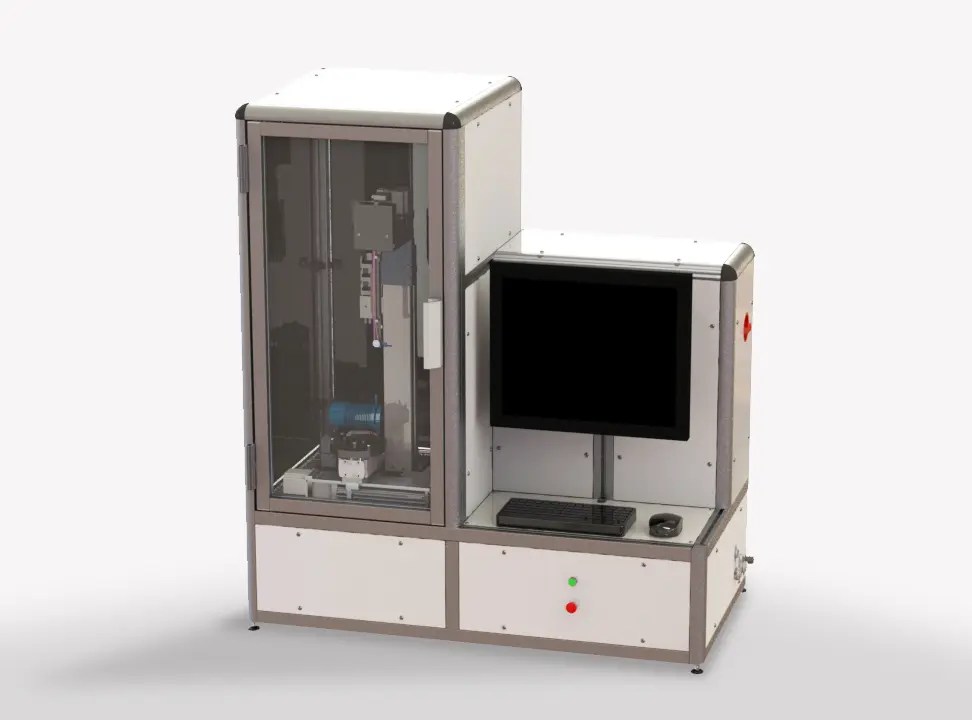 Analisador de Revestimento de Latas de Bebidas de Bancada Semiautomático Z340